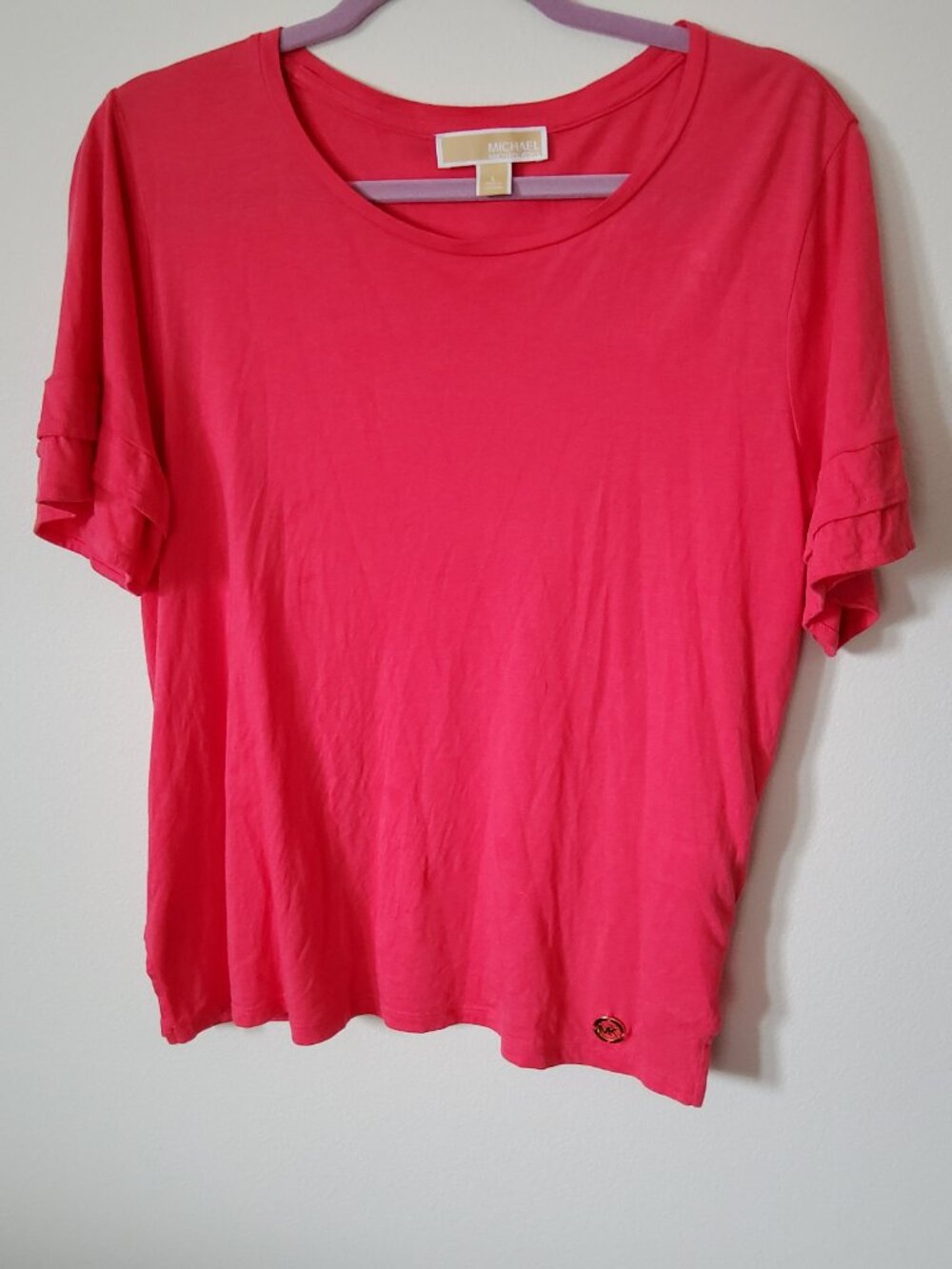 Michael Kors Red T shirt top size L